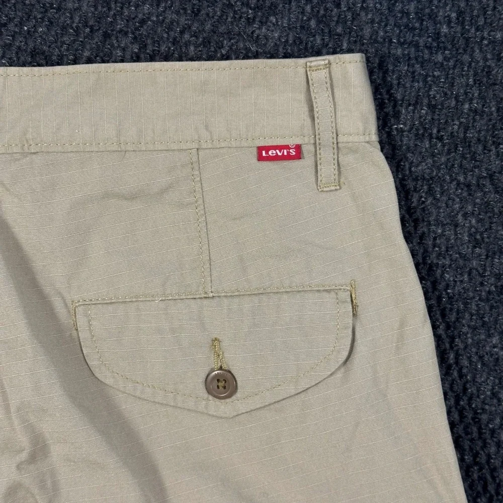 Levi Strauss Cargo Shorts Mens 30 Tan Ripstop 10